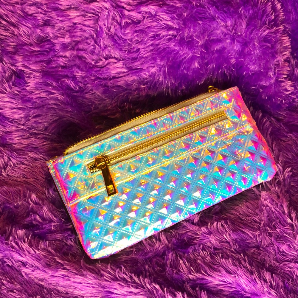 Hydrographic Square Designed Wallet !